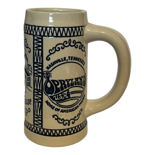 Vintage Grand Old Opry Opryland Nashville TN Souvenir Mug Beer Stein Ceramarte - Picture 3 of 5