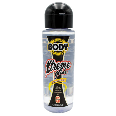 Body Action Extreme Xtreme Glide Silky Smooth Silicone Lubricant 4.8oz