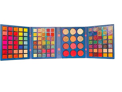 Coco Urban Eye Shadow Palette 117 Colors Blush & Highlighter Makeup Book