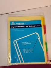 AVERY 81011 INDEX DIVIDERS Tabs Professional Presentation Quality 