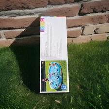 Intex 8ft x 18in SnapSet Kiddie 8 x 8 Foot Instant Swimming Pool Deep Sea Blue