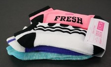  6 Pack The Childrens Place Girls Pattern Socks Multi Color Size 3-6 TF