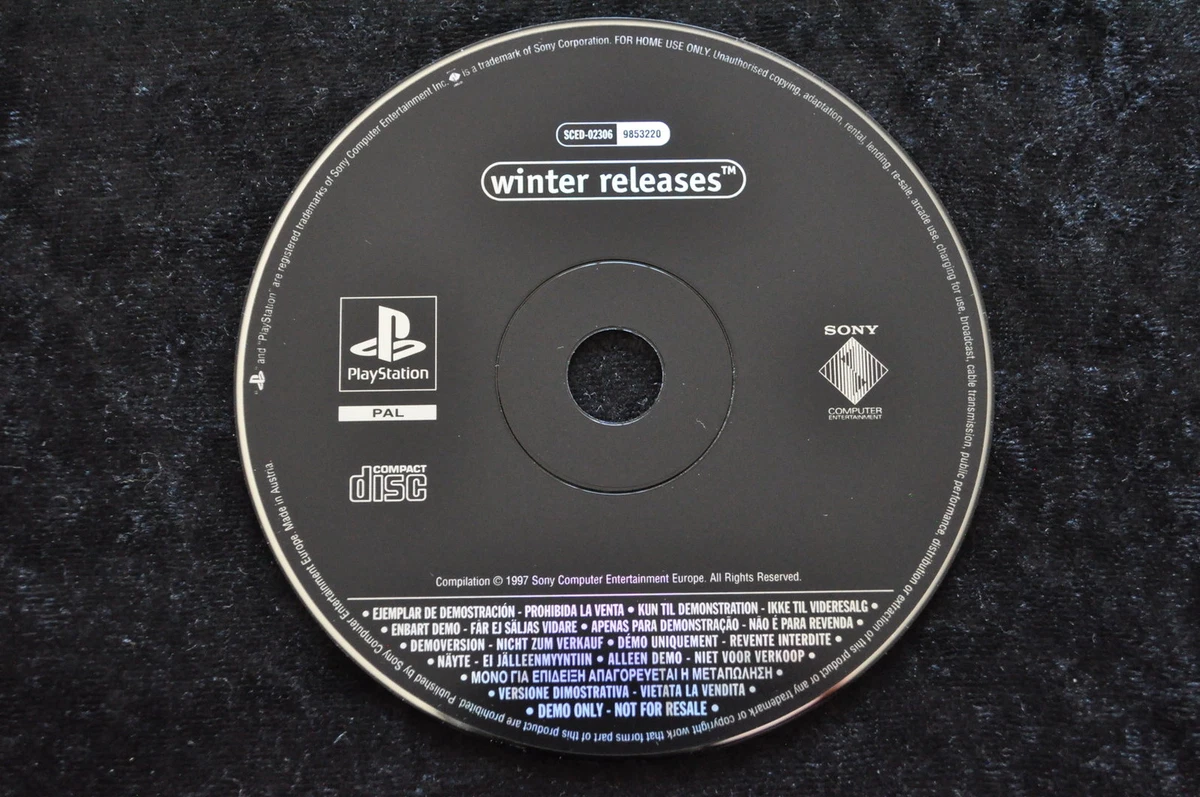 Winter Releases Demo Disc Playstation 1 PS1 eBay