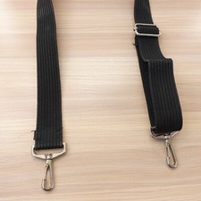Bag Strap Black Canvas Messenger Travel Shoulder Replacement Adjustable 44 in