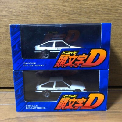 イニシャルⅮ 1/43 FD3S RX-7 AE86 ２台セット イニシャルⅮ 1/43 FD3S RX-7 AE86 2台セット