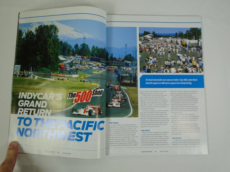 2019 Grand Prix of Portland IndyCar Souvenir Program Will Power - Image 3 of 4