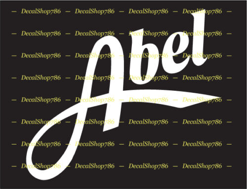 ABEL Angelrollen - Outdoor Sport - Vinyl gestanzt Peel N' Aufkleber & Aufkleber - Bild 1 von 1