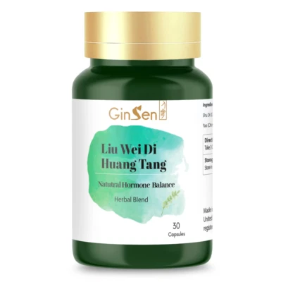 GinSen Liu Wei Di Huang Wan 30 Capsules Natural Male Performance Support