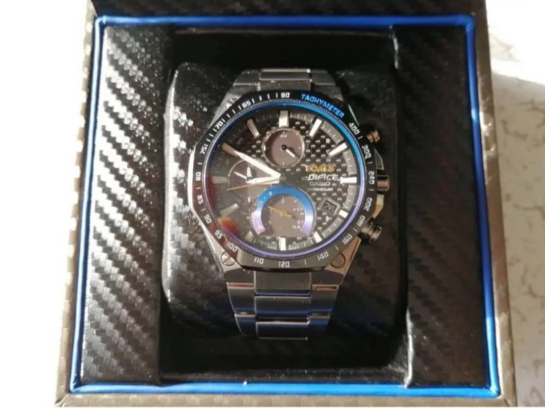 CASIO EDIFICE EQB-1100TMS-1A TOM’S Limited Edition sports cars Solar Powered JPN