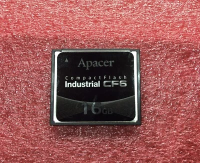 1PCS Apacer 16GB Industrial Grade CF6 Brand new! Compact Flash card.