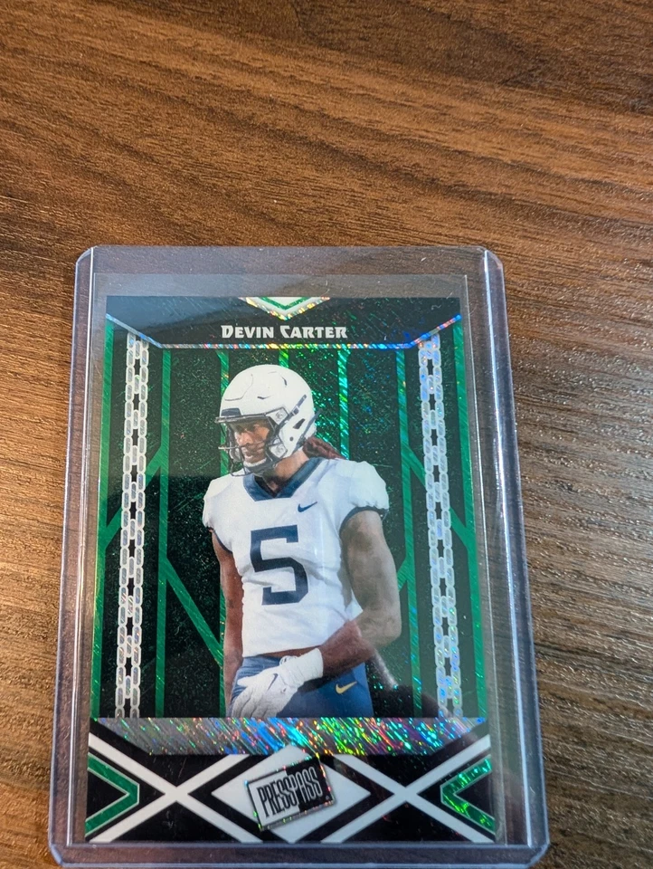 Devin Carter 2024 Leaf Football 1/1 Pre Production Proof - Image 3 of 4