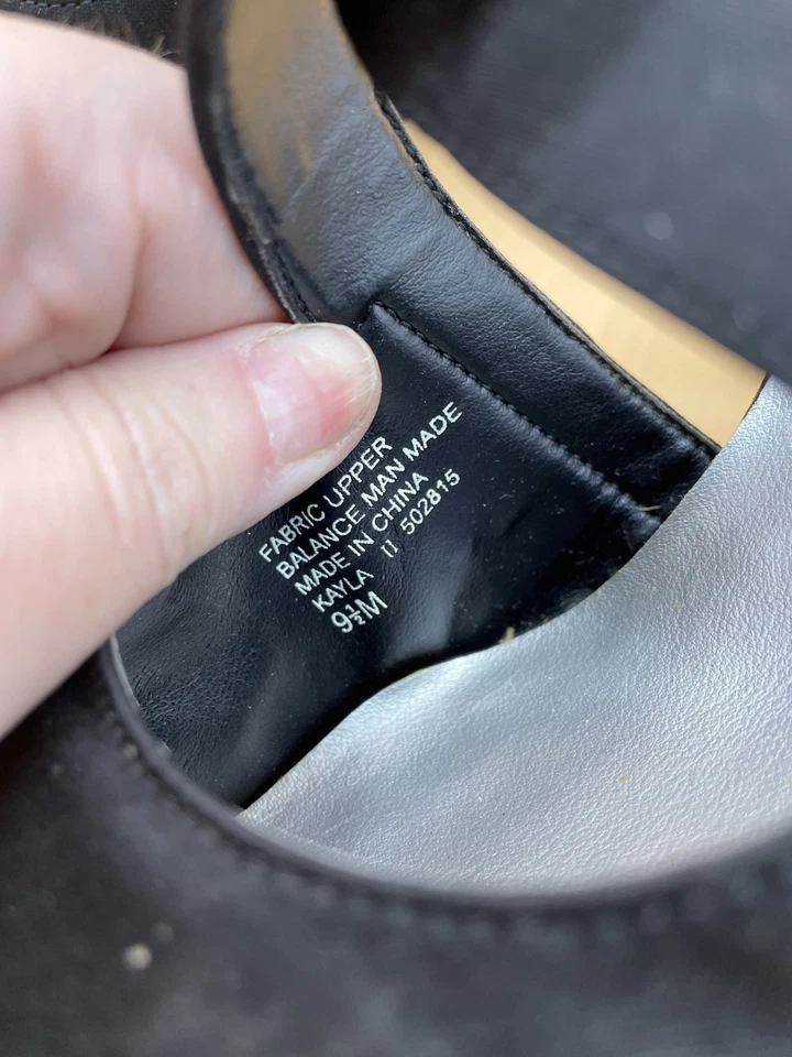 Tacones Mootsie Tootsie Kayla negros con cordones talla 9,5 M Foto 3 de 4