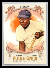 Josh Gibson Homestead Grays #317 Topps 2021 Topps Allen &amp; Ginter