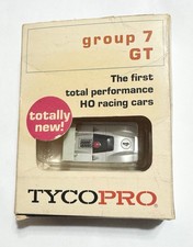 RARE TYCO PRO 8803 McLaren MK8B Group 7 GT Silver 4 HO Slot Car w/ BOX Nr MINT