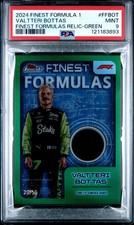 2024 Topps Finest Formula 1 Relics Valtteri Bottas #FFBOT Green 20/50 PSA 9