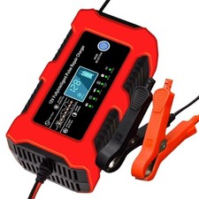 10 Amp 12V Car Smart Battery Charger for LiFePO4 Lithium Lead-Acid AGM/GEL