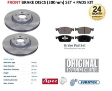FRONT AXLE BRAKE DISCS & PADS for FORD TRANSIT CONNECT Estate 1.5 TDCi 2015-on