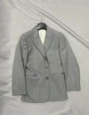 Boys Grey Blazer Light Grey Jacket Age 9 Wedding Christening Page Boy Party New