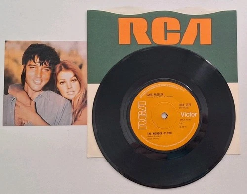 Elvis Presley "The Wonder Of You" 1970 RCA Records Original UK 7"Single