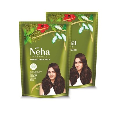 Neha Herbal Mehandi 140g Set Mit 2 Stück