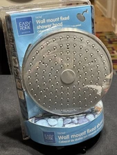 Easy Home Bathroom Chrome Wall Mounted 7.5” Diameter Rain Shower Head