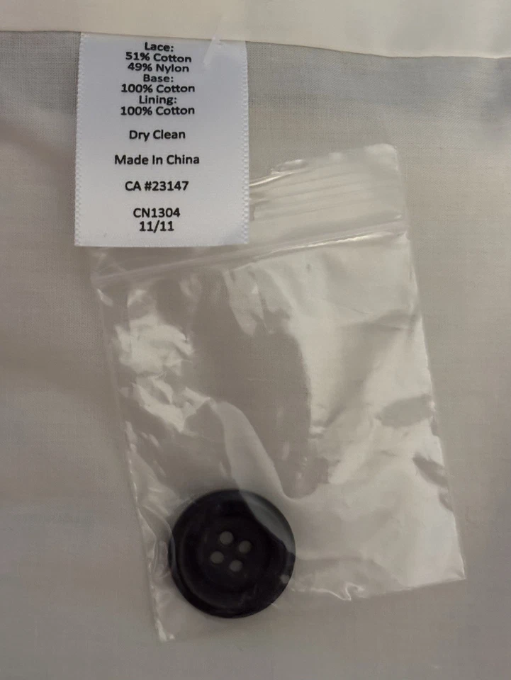 Blazer Jackie Fit sin cuello mezcla de algodón encaje negro talla 10 Talbots para mujer talla 10 nuevo con etiquetas Foto 4 de 4