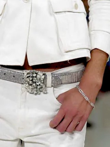 Cinturón Lagarto Genuino Colección Ralph Lauren De Colección - Imagen 2 de 4