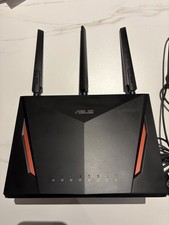 ASUS RT-AC86U AC2900 2900Mbps Dual Band Gaming Router 4 Ports, 1000Mbps