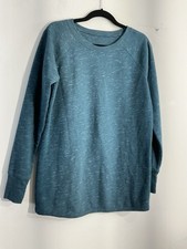 Womans Tek Gear Ultra Soft Fleece Medium Sweatshirt Pullover Teal