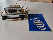 Two Classic Car Datsun Toyota Nissan LW/MW Car Radios Untested + 1 Users Manual