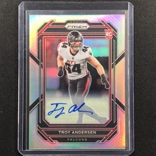 2022 Prizm TROY ANDERSEN Rookie Auto Silver Prizm #394