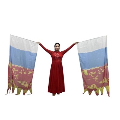 Flexible Flags Tear Resistant Fabric For Artistic Movements And Celebrations