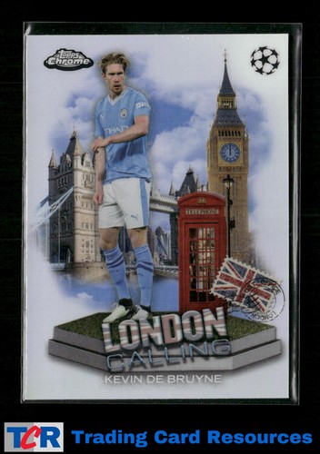 Kevin De Bruyne #LC-8 2023 Topps Chrome UEFA Club London Calling card