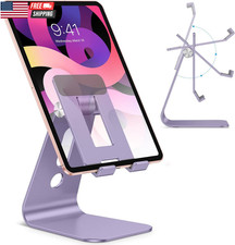 Adjustable Tablet Stand for Desk, Upgraded Longer Arms for Greater Stability, T2