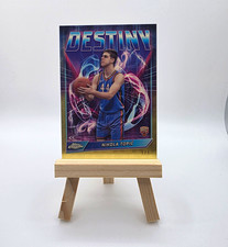 Marketplace image: Topps 2024-25 Topps Chrome Nikola Topic Rc Destiny  SuperFractor 1/1 #D-9 OKC