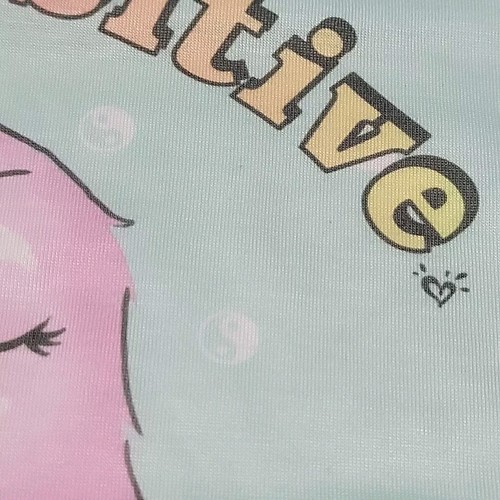 Justice Girl 12 Nightgown Pajama Dress Short Sleeve Sloth Positive YingYang Blue - Picture 3 of 15