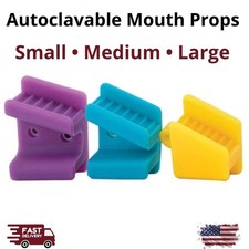 House Brand 2/Pk Dental Mouth Prop Bite Block S/M/L Flexible Plastic Heat-Resist