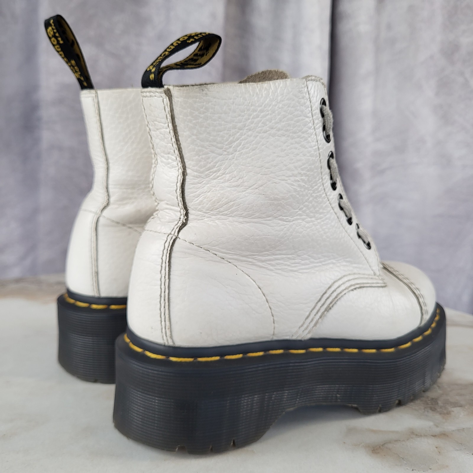Dr. Martens Sinclair Cap Toe Zip Platform Boots W… - image 8