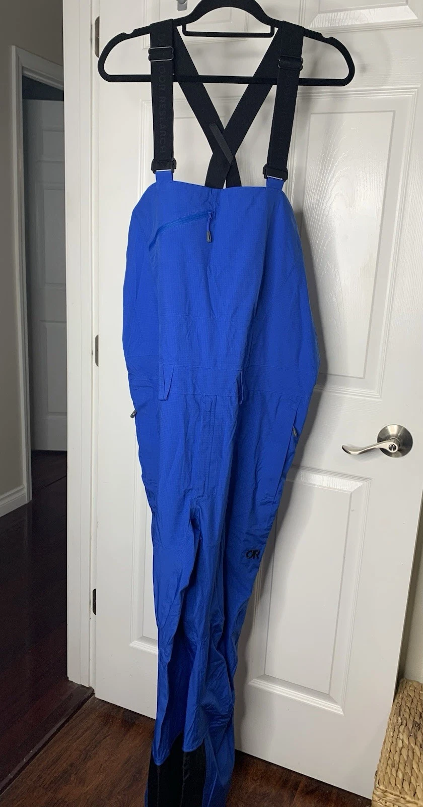 Outdoor Research Waterproof Windproof Carbide Bib Men’s Sz XL Blue Shell