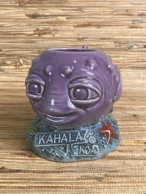 Purple Puffer Tiki Mug Kahala Koa Munktiki Imports New