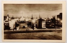 Cartolina - Bari Fiera del Levante 1934 Viale Adriatico illuminato - p.f nv