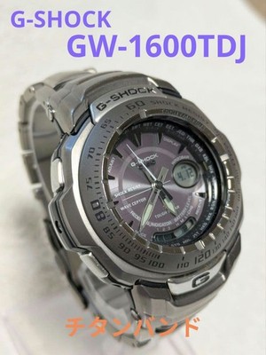 CASIO G-SHOCK GW-1600TDJ The G Titanium Solar Radio Ana-Digi Watch