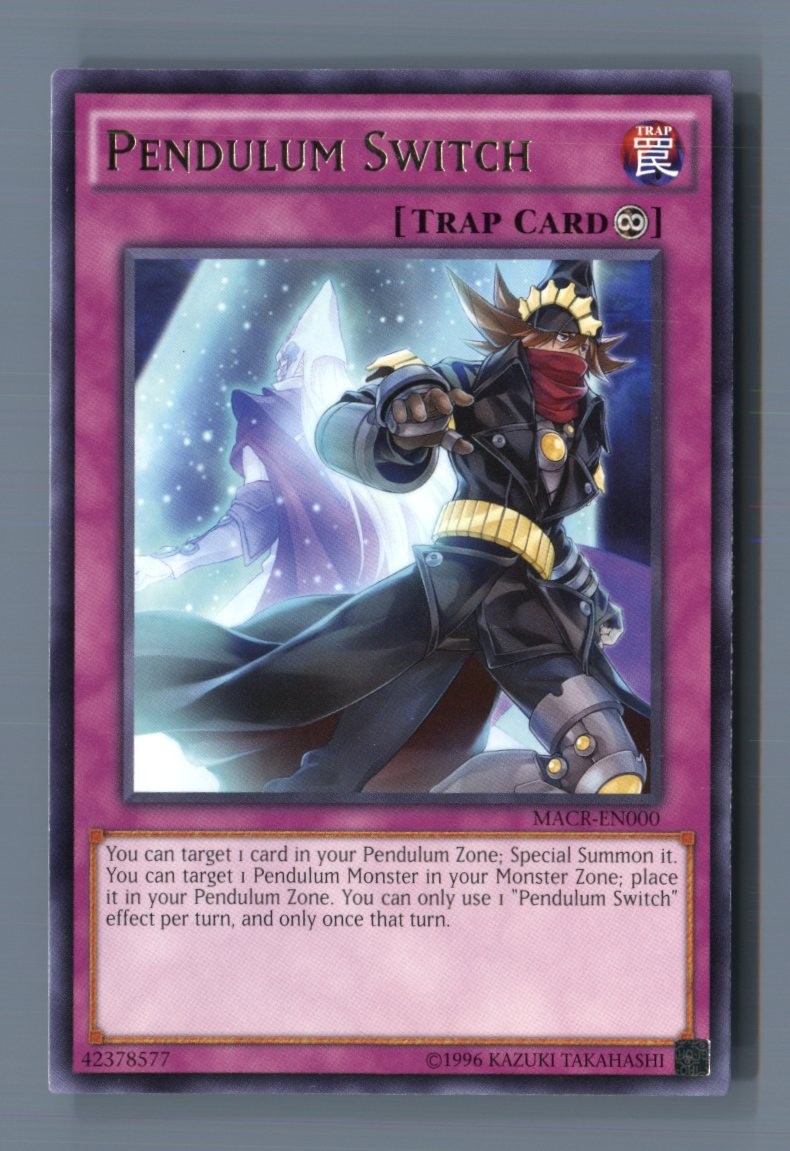 Pendulum Switch MACR-EN000 Rare Maximum Crisis Yu-Gi-Oh Lightly Played