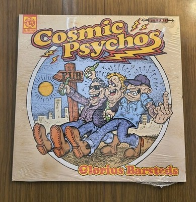 Cosmic Psychos - Glorius Barsteds Vinyl LP Record (Go The Hack, 2019) Sealed