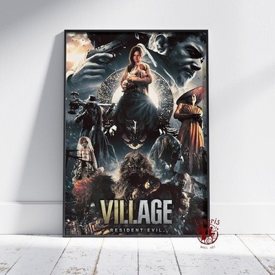Resident Evil Village Ethan Winters Horror Game Art Poster