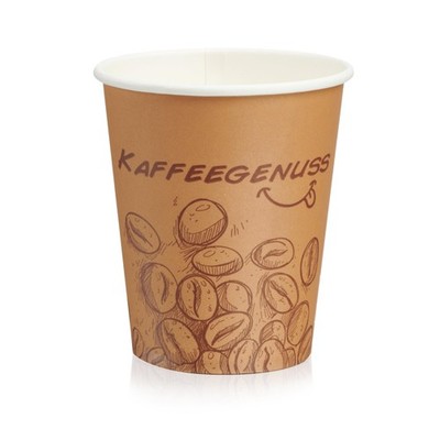 Pappbecher 200ml 8oz Dunkelbraun Einweg Kaffeebecher Coffee to Go Café Party