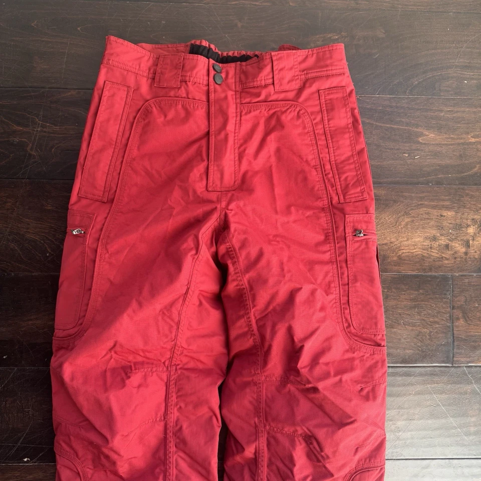Vintage Oakley Software Snowboard Pants Large Red Ski Snow 90s - Image 3 of 4