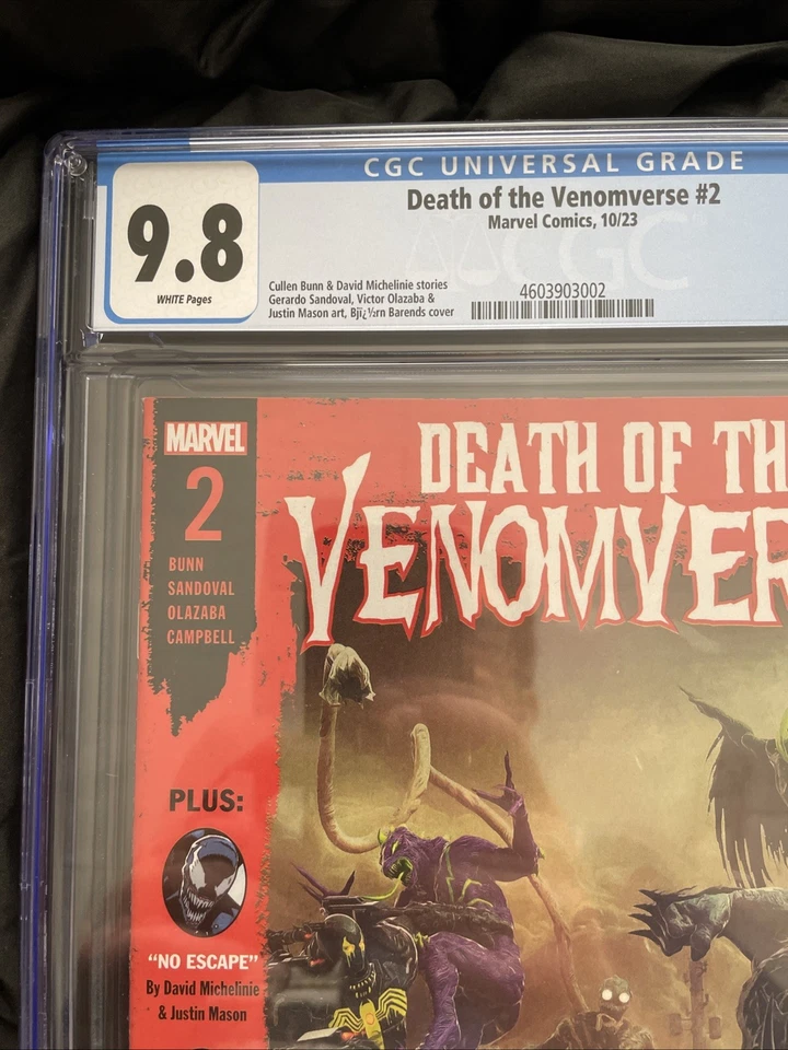 Death Of Venomverse #2 CGC 9.8 NM Bjorn Barends 🔑 First Appearance Kid Venom - Image 3 of 4