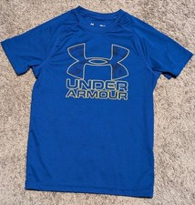 Under Armour Boys Size Medium 10/12 Athletic Shirt EUC
