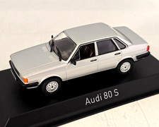 Audi 80 S, 1979, Argent Métallisé, 1:43, Norev , 830052
